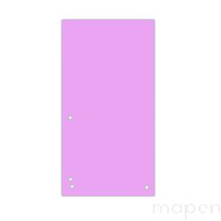 PRZEKŁADKI DONAU, KARTON, 1/3 A4, 235X105MM, 100SZT., JASNORÓŻOWE