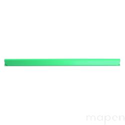 Listwa zaciskająca DONAU, PVC, A4, 6mm, do 60 kartek, zielona 10szt