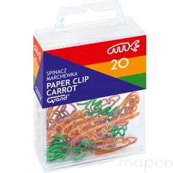 Spinacze Marchewka GRAND T4 37mm 20szt 