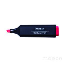 Zakreślacz fluorescencyjny OFFICE PRODUCTS, 1-5mm (linia), czerwony