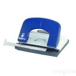 Dziurkacz ICO Boxer P1, dziurkuje do 15 kartek, niebieski