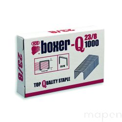 Zszywki ICO Boxer, 23/8, galwanizowane, 1000szt.