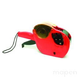 Metkownica APLI, dwurzędowa, 10 znaków, czerwona