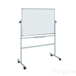 Tablica suchoś.-magn. BI-OFFICE, 150x120cm, obrotowa, mobilna, lakierowana, rama alu.