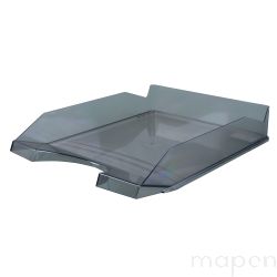 Szufladka na biurko OFFICE PRODUCTS, polistyren/PP, A4, dymna