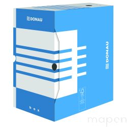 Pudło archiwizacyjne DONAU, karton, A4/200mm, niebieskie