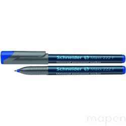 Foliopis permanentny SCHNEIDER Maxx 222, F, 0,7 mm, niebieski