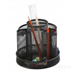 Przybornik na biurko obrotowy organizer siatka