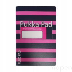 Zeszyt Szkolny Pukka Pad Project A5/60K, w kratkę, różowy