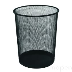 Kosz na śmieci Q-CONNECT Office Set, metalowy, 19l, czarny