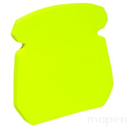 Bloczek samoprzylepny DONAU, 1x50 kart., telefon, zawieszka, żółty