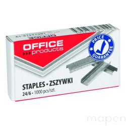 Zszywki OFFICE PRODUCTS, 24/6, 1000szt.