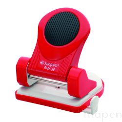Dziurkacz KANGARO Perfo 30, dziurkuje do 30 kartek, czerwony