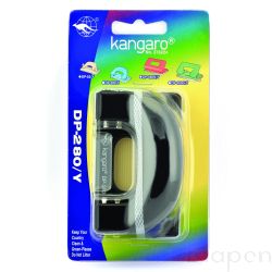 Dziurkacz KANGARO DP-280Y, dziurkuje do 11 kartek, blister, czarny