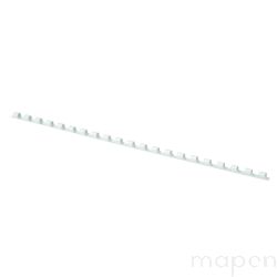 Grzbiety do bindowania OFFICE PRODUCTS, A4, 6mm (25 kartek), 100 szt., białe