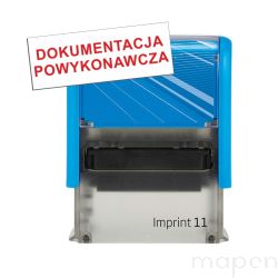 Pieczątka z HASŁEM DOKUMENTACJA POWYKONAWCZA Imprint 11 pole 38x14mm