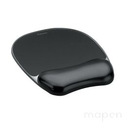 Podkładka pod mysz i nadgarstek CRYSTAL- czarna