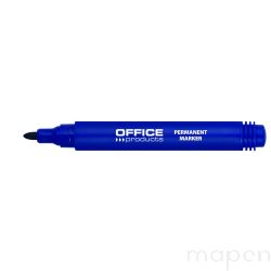 Marker permanentny OFFICE PRODUCTS, okrągły, 1-3mm (linia), niebieski