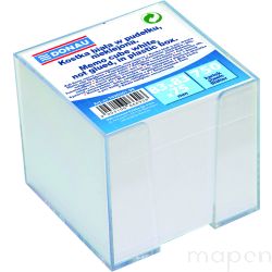 Kostka DONAU nieklejona, w pudełku, 92x92x82mm, biała