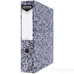 Segregator OFFICE PRODUCTS Archiv z szyną, kartonowy, A4/75mm, szary