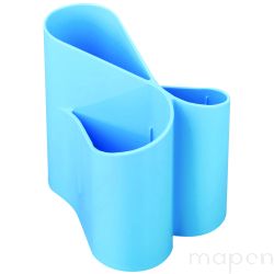 Przybornik na biurko ICO Lux, jasnoniebieski