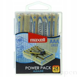 Bateria MAXELL alkaiczna LR03 VALUE BOX 24szt