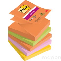 Karteczki samoprzylepne Post-it Super Sticky Z-Notes, BOOST, 76x76mm, 5x90 kar