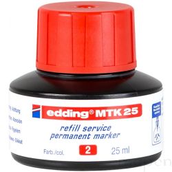 Tusz do uzupełniania markerów permanentnych e-MTK 25 EDDING, czerwony