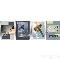 KołoZeszyt zeszyt kołonotatnik notatnik w kratkę A5/80k kratka TOP-2000