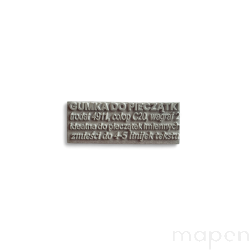 Guma do pieczątki Trodat 4911 Colop 20 - 38mm x 14mm