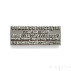 Guma do pieczątki Trodat 4912 Colop 30 - 47mm x 18mm