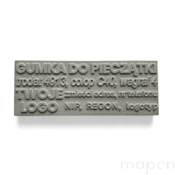 Guma do pieczątki Trodat 4913 Colop 40 - 58mm x 22mm