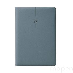 Kalendarz książkowy B6 dzienny niebieski / KBN – elegancki kalendarz osobisty z układem dziennym