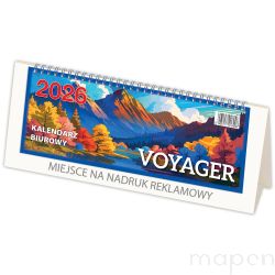 Kalendarz biurowy tygodniowy poziomy  VOYAGER  310 x 126 mm