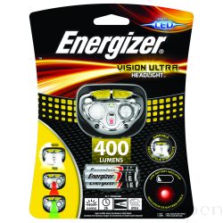 Latarka czołowa ENERGIZER Vision Ultra Headlight + 3szt. baterii AAA, żółta