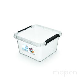 Pojemnik do przechowywania MOXOM Simple Box, 9l, (290 x 290 x 165mm), transparentny
