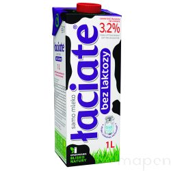 Mleko ŁACIATE, bez laktozy 3,2%, 1 l