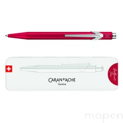 Długopis CARAN D'ACHE 849 Colormat-X, M, w pudełku, czerwony