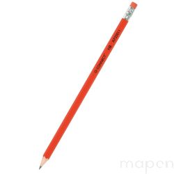 Ołówek drewniany z gumką Q-CONNECT HB lakierowany z gumką