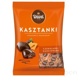 Cukierki Kasztanki WAWEL, kakaowe z wafelkami, 1kg