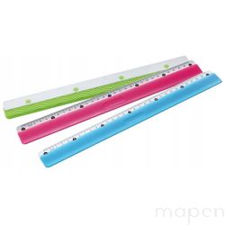 Linijka szkolna biurowa Color Bar 30 cm Mix Keyroad