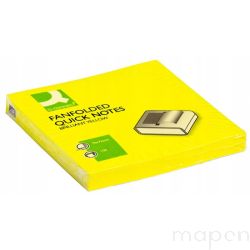 Bloczek samoprzylepny neon żółty karteczki notes 76x76