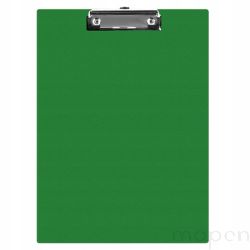 Clipboard deska PVC A5 zielony podkład z klipem
