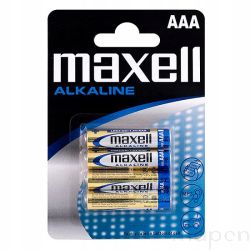 Bateria MAXELL alkaiczna LR03 4szt