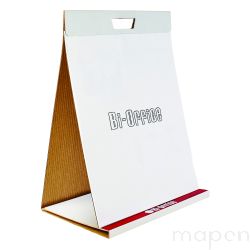 Flipchart-blok BI-OFFICE, samoprzylepny, 50x58,5cm, gładki