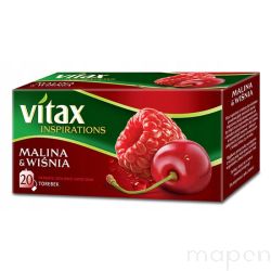 Herbata VITAX MALINA I WIŚNIA 20 torebek