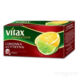Herbata Inspirations limonka z cytryną 20 torebek