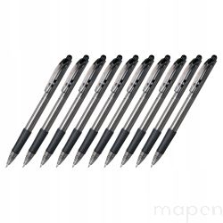 Długopis automatyczny PENTEL WOW 0,7 czarny 10szt.