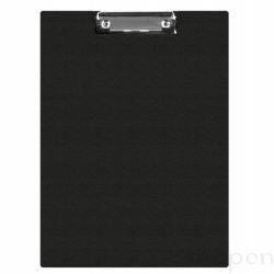 Clipboard teczka PVC A5 czarny podkład z klipem
