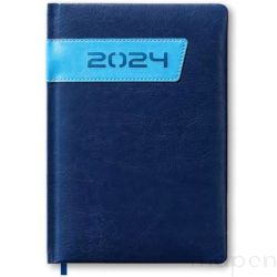 Kalendarz książkowy 2024 A5 Jotan odcienie niebieskiego